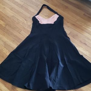 Stop Staring fit & flair halter dress